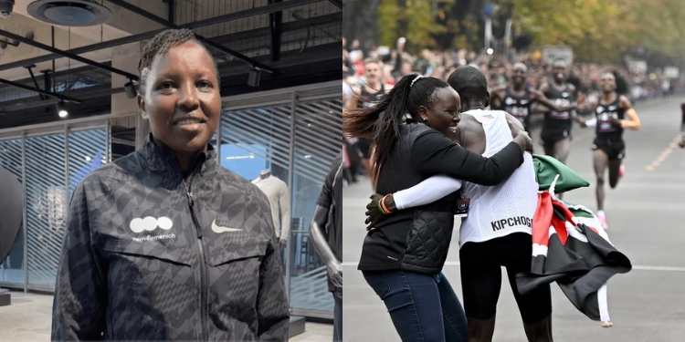 Marathon Runner Grace Sugut And Her Husband Eliud Kipchoge Photo/Marathon 