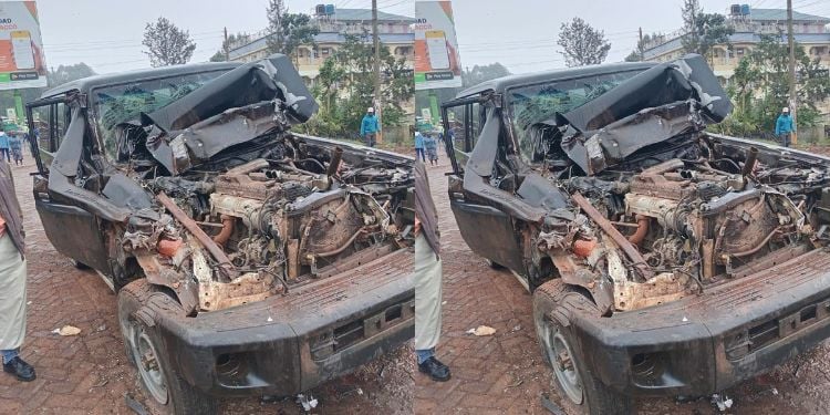 Several People Have Sustained Injuries When A Speeding Presidential Escort Vehicle Attached To President William Ruto’s Motorcade Collided With A Lorry At Mutunduri In Embu County Along The Embu–Meru Highway.