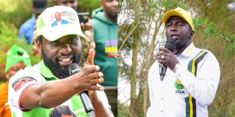 Ol Kalou By-Election Live: Dcp’s Sammy Kamau Ngotho Vs Uda’s Samuel Muchina Nyagah Uda’s Candidate Muchina Nyagah And Dcp’s Candidate Sammy Ngotho Photo/Dcp/Uda