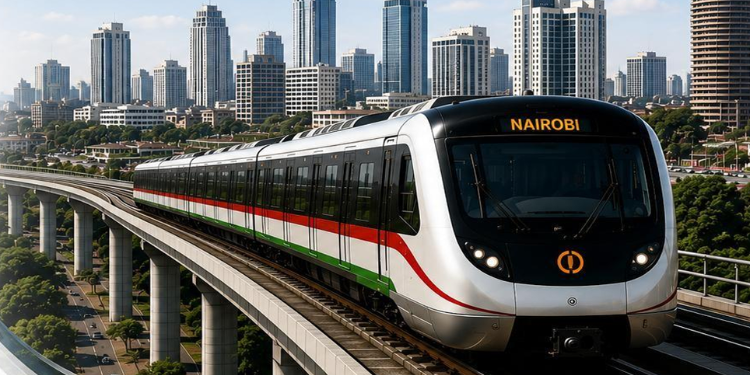 Nairobi Metropolitan Mass Rapid Transit System (Nmrts) Underground Rail Blueprint. Photo/Nairobi City County