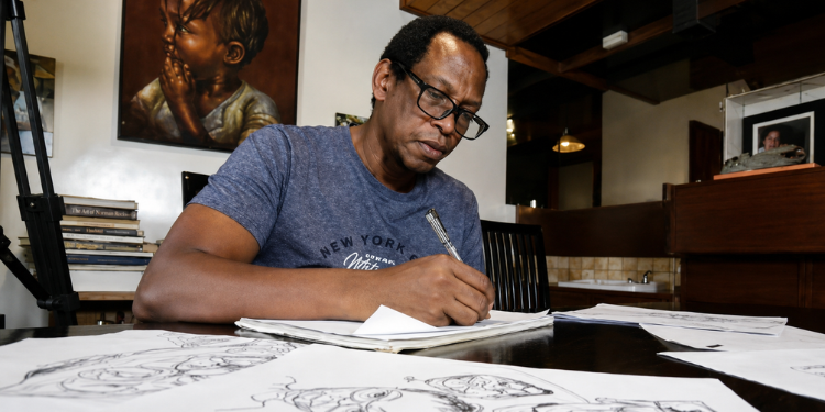 How Patrick Gathara Became One Of Kenya’s Most Influential Political Cartoonists Veteran Kenyan Cartoonist Patrick Gathara. Photo- Geeska