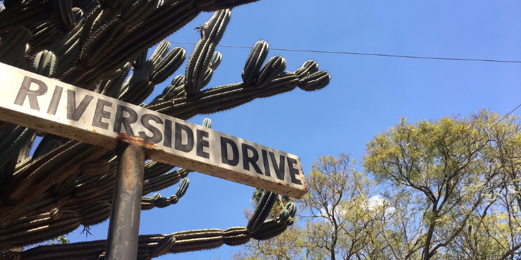 Riverside Drive Signage Photo/ Ikigai Nairobi