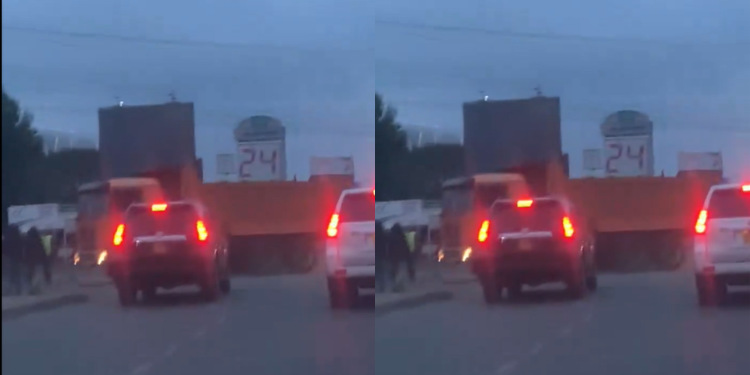 Motorists Raise Safety Concerns Over Construction Trucks Crossing Ngong Road During Talanta Stadium