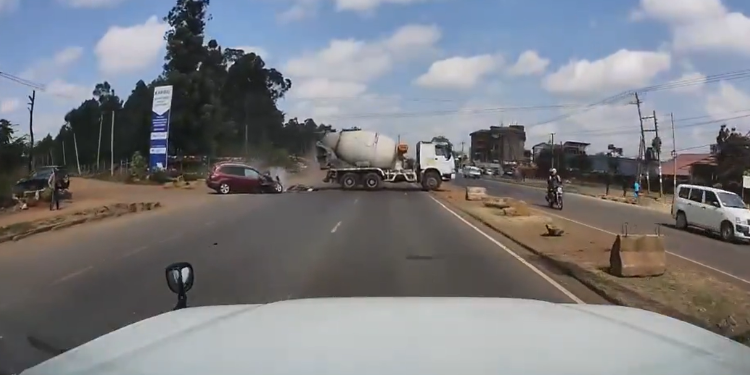 Motorists Raise Safety Concerns Over Construction Trucks Crossing Ngong Road During Talanta Stadium