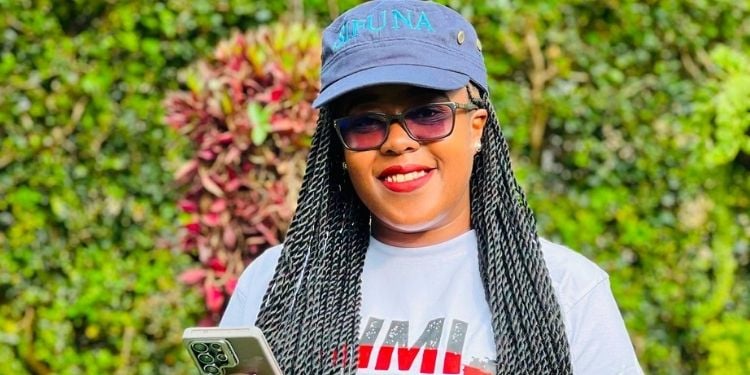 Abigael Gikonyo, popularly known as Abby Zuena, is a Kenyan political activist. PHOTO/ZUENA THE BRAND