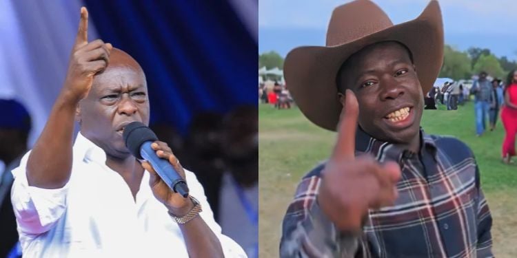 Former Deputy President Rigathi Gachagua’s Look-Alike Has Sparked Debate Among Kenyans Online Due To Their Striking Physical Resemblance.