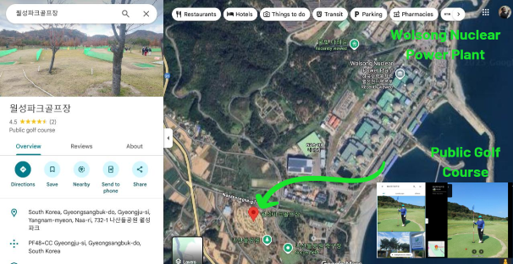 Antinuclear Misinformation Debunked Using Google Maps.