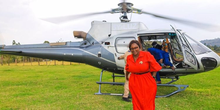 Former Safaricom Employee Steals Show With Chopper Campaigns To Dethrone Linet Toto Irene Terer Bise Chebile: Bomet Woman Rep Aspirant Taking On Linet Toto With Chopper Campaigns