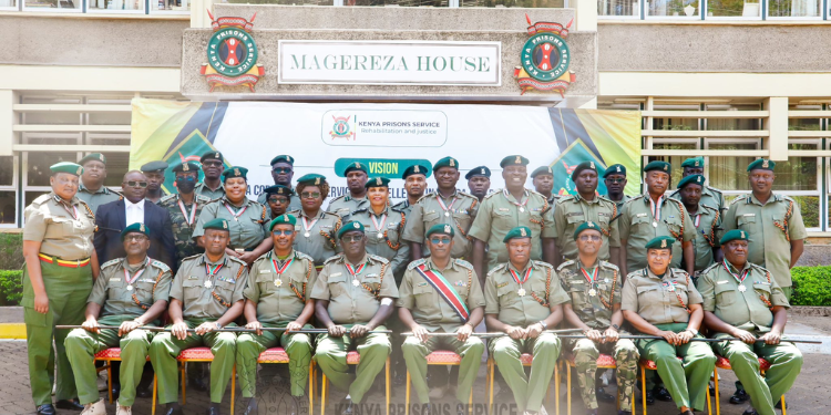 41 Officers Conferred With Presidential Awards And Honours Kenya Prisons Service Officers After Being Conferred With Presidential Awards And Honours On August 14, 2026 Photo/Kps