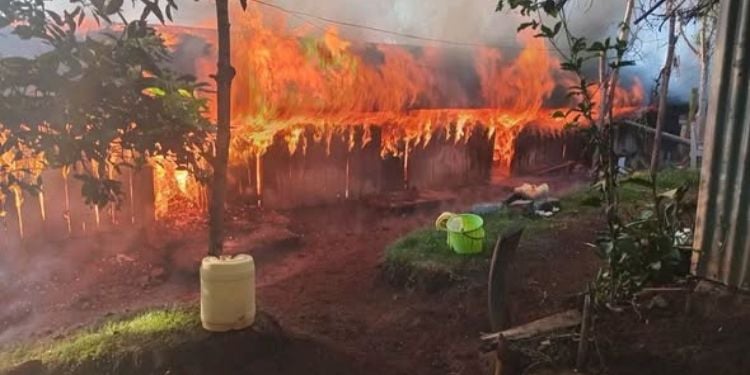 Several Houses At The Kerugoya Prison Staff Quarters In Kirinyaga Were Destroyed In A Fire That Broke Out On 25, 2026 With Residences Burnt To Ashes.