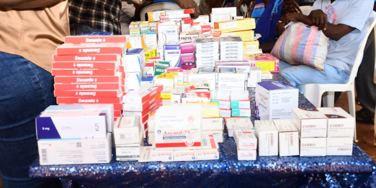 Some Of The Medical Supplies Brought To The People Of Kilifi County During The Kilifi Medical Services Week. Photo-File 
