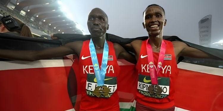 Kenya Wins Gold And Silver In World U20 Championships: What Medalists Will Receive Frankline Kibet And Nehemiah Kipng&Amp;Apos;Eno, Are Set To Receive Ksh3.5 Million Cash Prize After The 2026 World Athletics U20 Championships In Eugene.