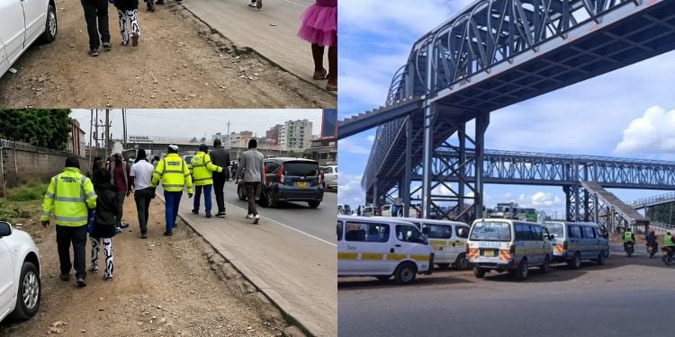 Kenyan Pedestrian Dodges Arrest After Ignoring Footbridge And Crossing Busy Road