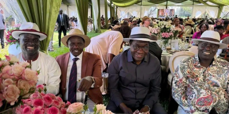 Energy And Petroleum Cs Opiyo Wandayi Among Guests Attending Charlene Ruto’s Koito Ceremony In Kilgoris, Narok County.