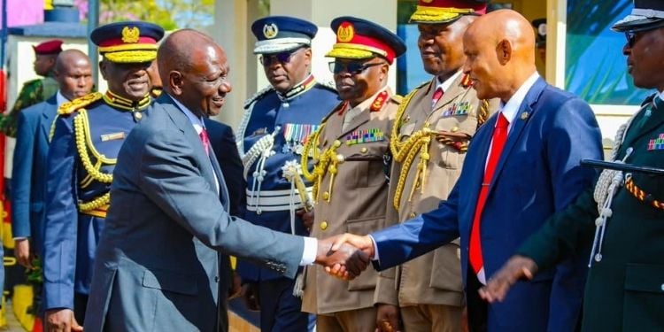 President William Ruto Presided Over The Passing-Out Parade Of Police Recruits At The National Police Service Training College In Kiganjo, Nyeri.