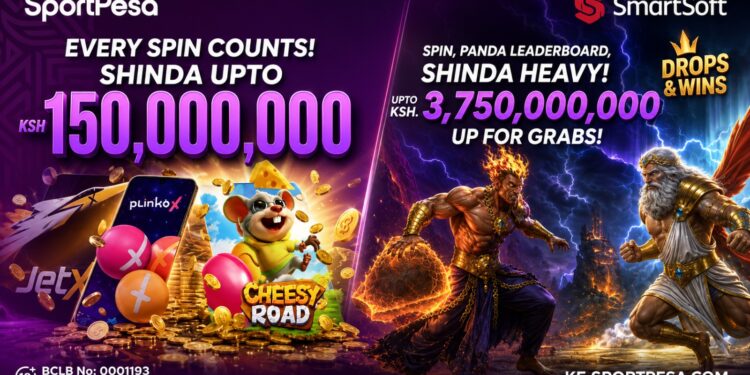 Sportpesa Casino Launches Every Spin Counts And Shinda Heavy Rewards