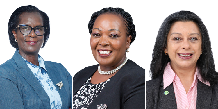 Kcb Group Board Directors Lyn Mengich, Agnes Lutukai And Anuja Pandit.