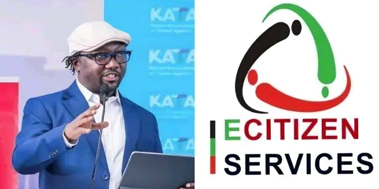 Webmasters Kenya, Director James Ayugi And Ecitizen Logo Photo/James Ayugi