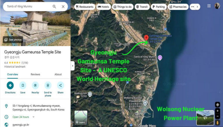 Antinuclear Misinformation Debunked Using Google Maps.