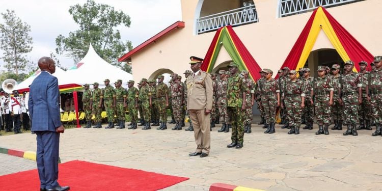 President William Ruto Has Honored Outstanding Recruits For Excellence In Different Areas Of Training During The (Aps) Pass-Out Parade In Nairobi.