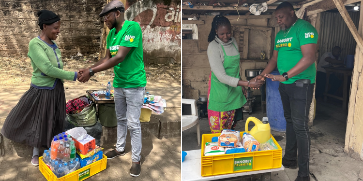 Bangbet Surprises Mama Mbogas And Food Vendors With Stock In New Program Bangbet Team Delivers Stock To Traders In Nairobi.