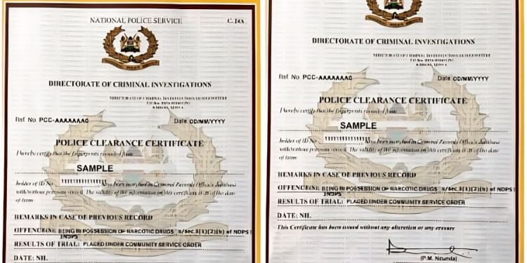 How Kenyans Living Abroad Can Get Certificate Of Good Conduct