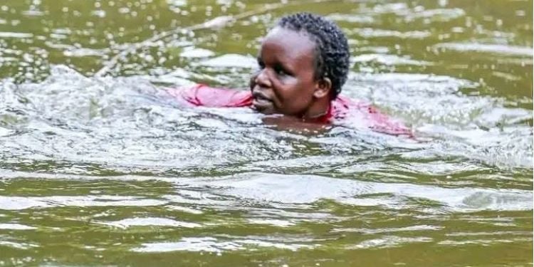 Cheptoo Shaz Langat: Kericho Aspiring Politician Who Dived Into A Quarry For Body Retrieval Woman Rep Aspirant, Cheptoo Shaz Langat Drawing Attention After Diving Into Quarry To Retrieve Body In Kericho