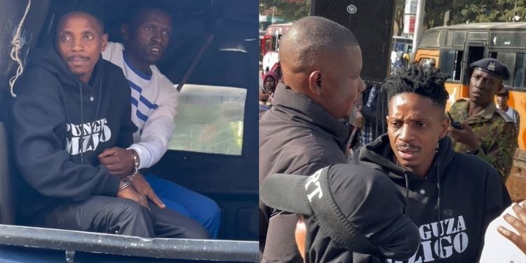 Eric Omondi Arrested In Nairobi Cbd Eric Omondi Arrested In Nairobi Cbd While Collecting Signatures To Reduce Counties To 8