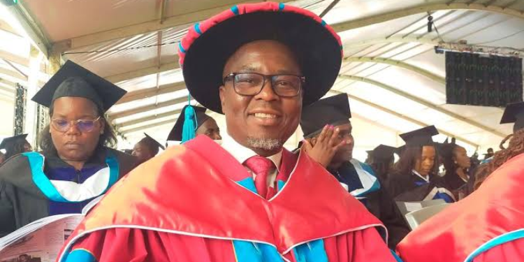 Incoming Nmg’s Group Editor-In-Chief In Uganda, Joe Ageyo, During His Graduation In 2025. Photo/Ntv
