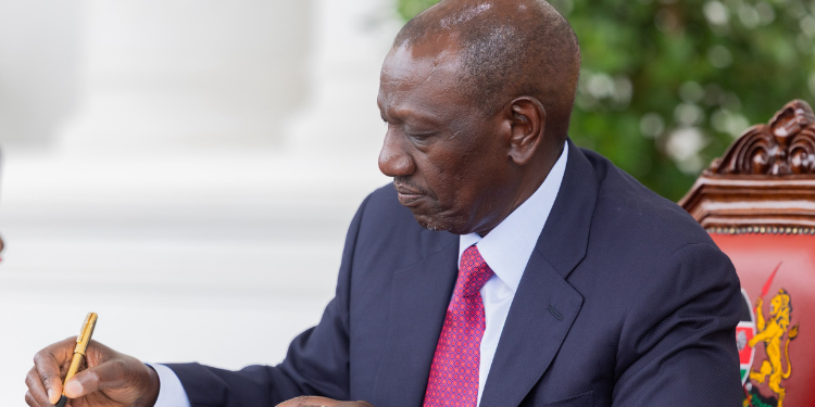 Ruto Signs Law Giving Kra New Role In Air Passenger Charges President William Ruto Signing Four Bills Into Law At State House On September 8, 2026. Photo/Pcs