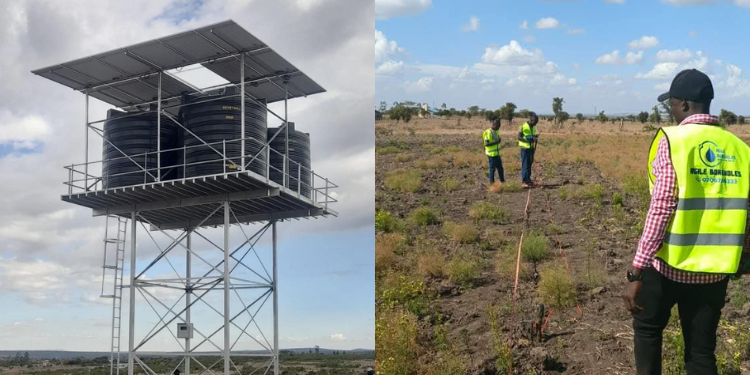 A collage of the Agile Boreholes personnel and a tanker PHOTO/Agile Boreholes