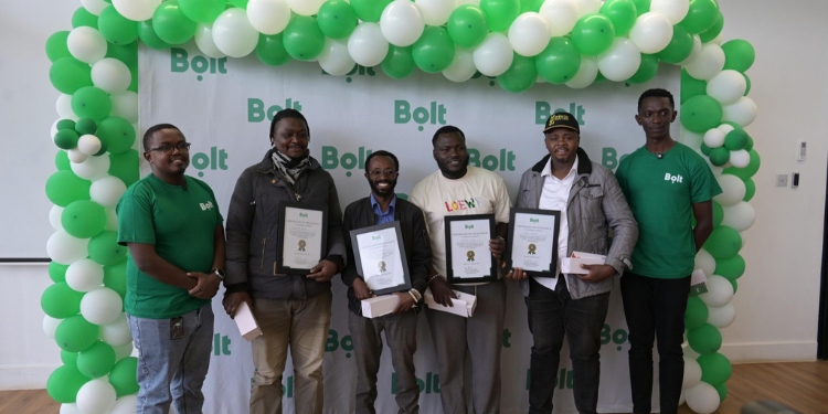 Bolt Kenya Rewards Top-Performing Drivers During Customer Service Week