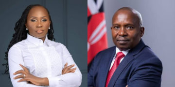 Deputy President Kithure Kindiki And Former Lsk Chairperson Faith Odhiambo Photo/ Dp Kithure Kindiki And Faith Odhiambo