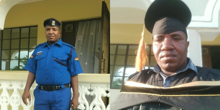 Graduate Police Constable Festus Muoki Photo/Festus Muoki