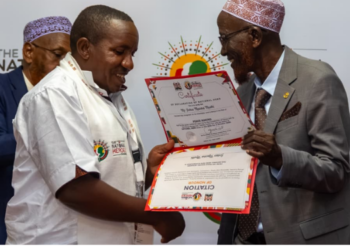 Police Constable Festus Muoki Receiving His National Hero Award In 2026 Photo/Festus Muoki