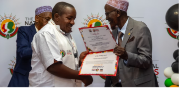Police Constable Festus Muoki Receiving His National Hero Award In 2026 Photo/Festus Muoki