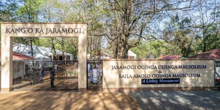 The Late Raila Amolo Odinga’s Mausoleum At Kang’o Ka Jaramogi In Bondo. Photo/Pcs. 