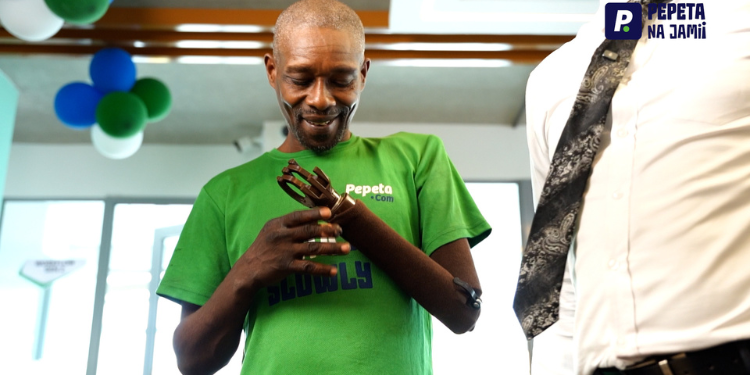 The Inspiring Story Of James Njagi: A New Chapter Of Hope James Njagi New Arm. Photo/ File