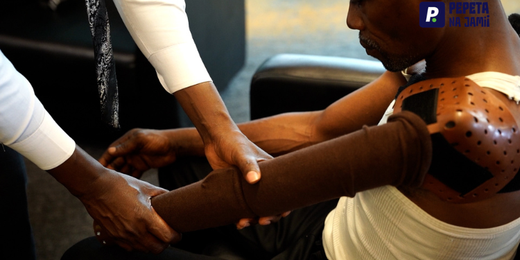 The Inspiring Story Of James Njagi: A New Chapter Of Hope James Njagi Prosthesis Fixing. Photo/ File