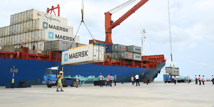 Ruto'S Govt Conducts Business With Iran As 5,200 Containers Are Discharged At Lamu Port Iranian Vessel Sets Container Record At Lamu Port With 5,200 Teu Discharge