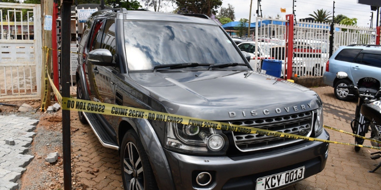 Dci, Interpol Raid Nairobi Yard, Recover Luxury Car Stolen In Uk Dci, Interpol Raid Nairobi Yard, Recover Luxury Car Stolen In Uk