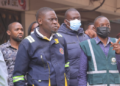 Nairobi Governor Johnson Sakaja Speaking During A Multi-Agency Response To The Collapse Along 1St Avenue, 9Th Street, On October 23, 2026 Photo/Sakaja