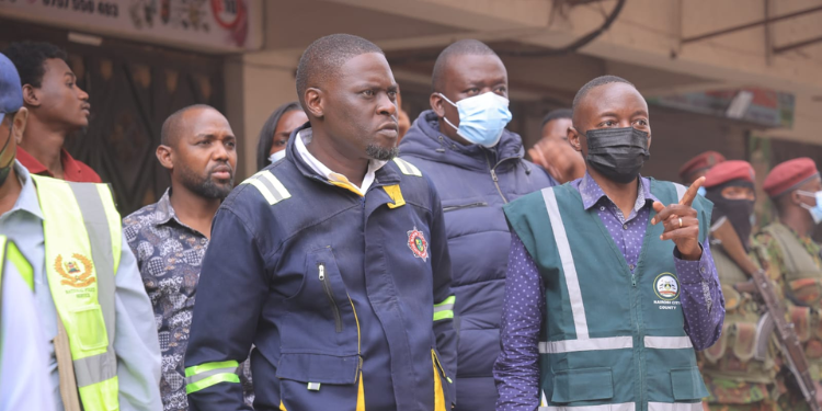Sakaja Sends Warning To Nairobi Developers Nairobi Governor Johnson Sakaja Speaking During A Multi-Agency Response To The Collapse Along 1St Avenue, 9Th Street, On October 23, 2026 Photo/Sakaja