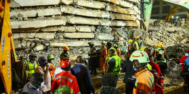 Two Survivors Rescued From Collapsed Eastleigh Building as KDF Takes Over High-Stakes Rescue Mission