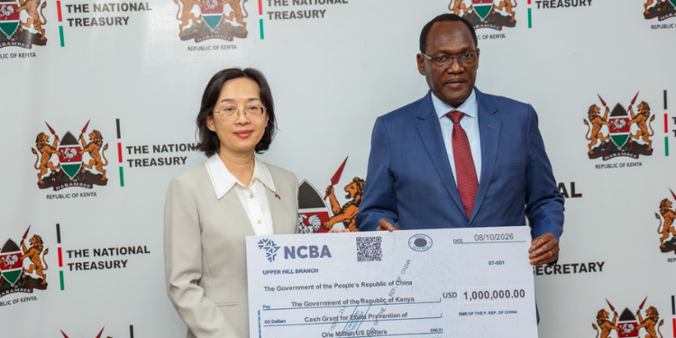 Govt Receives Ksh260 Million Grant From China For Drought, Ebola Preparedness Govt Receives Ksh260 Million Grant From China For Drought, Ebola Preparedness