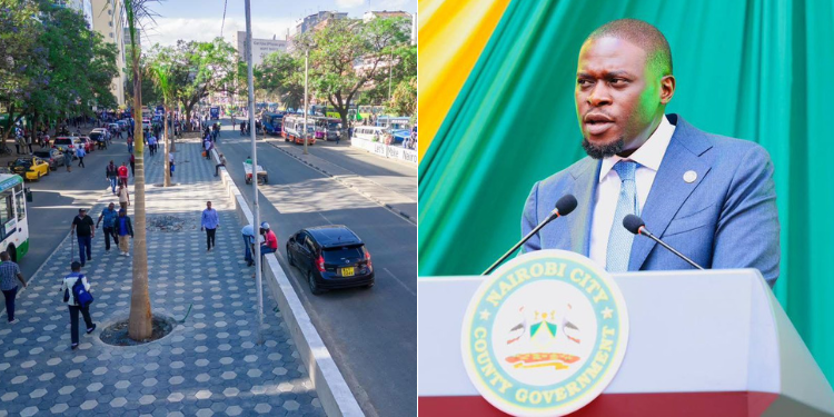 Sakaja Issues Fresh Directive On Nairobi Cbd Walkways Nairobi Governor Johnson Sakaja .Photo/Johnson Sakaja X