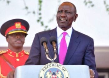 President William Ruto In Eldoret At The Kipchoge Keino Stadium. Photo/State House.