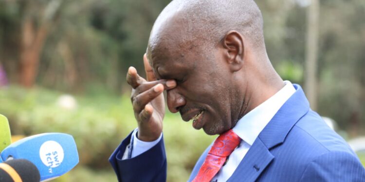 Blubbering Wilson Sossion Resigns As Knut Secretary General