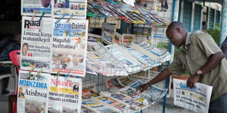 Tanzania Lifts Ban On Four Newspapers During Former President John Magufuli'S Rule, The Increasingly Autocratic Ruler Had Cracked Down On The Media And Free Speech | Afp