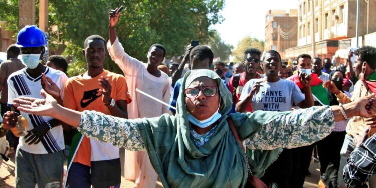 Two Sudanese Protesters Killed In Crackdown On Anti-Coup Rallies Sudanese Protesters Call For Civilian Rule And Denounce The Military In The Capital Khartoum'S Twin City Of Omdurman On Monday | Afp
